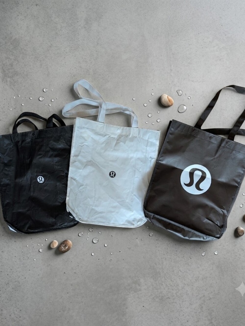 Lululemon Reusable Tote Bags - 3 Large